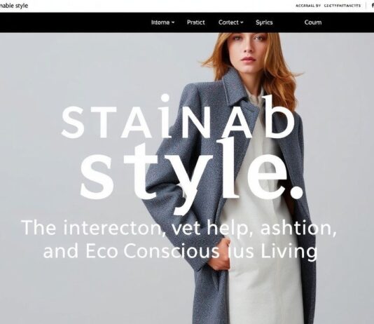 Sustainable Style: The Intersection of Fashion and Eco-Conscious Living Sustainable Style: The Intersection of Fashion and Eco-Conscious Living