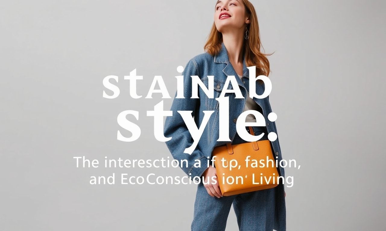 Sustainable Style: The Intersection of Fashion and Eco-Conscious Living