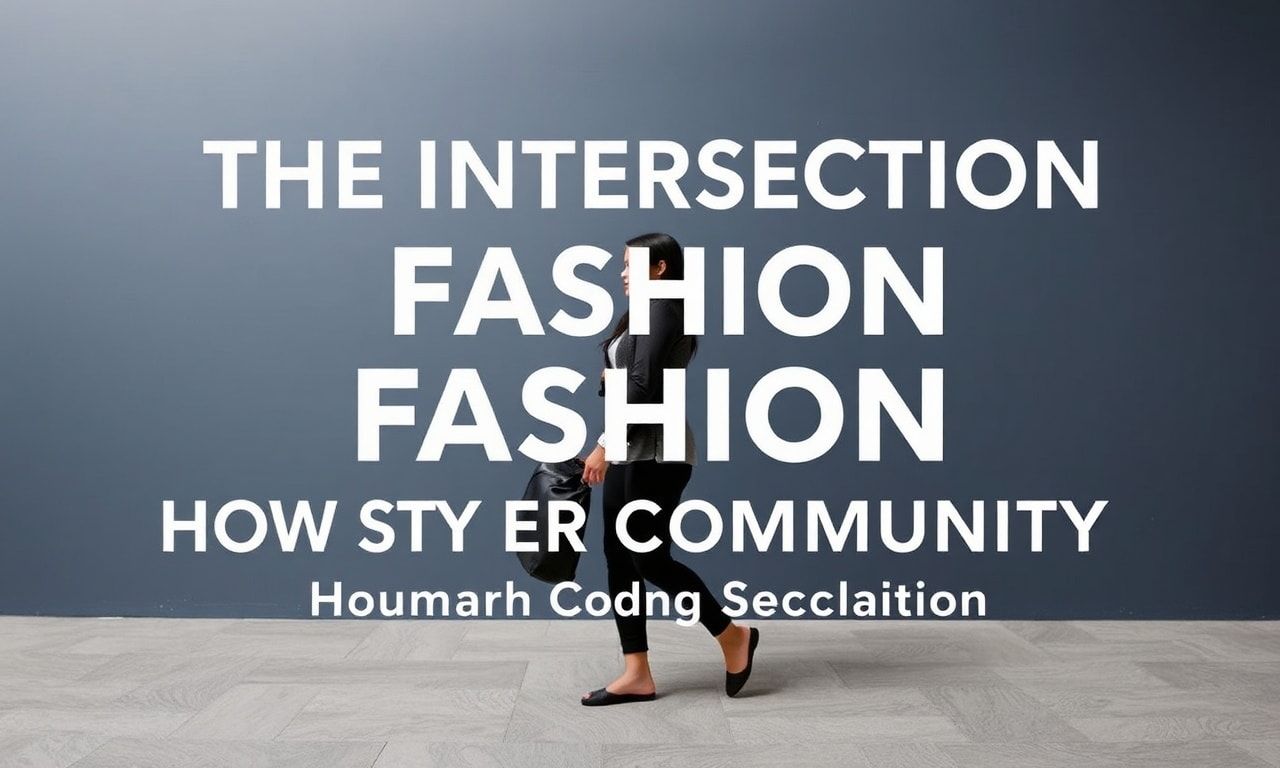 The Intersection of Fashion and Community: How Style Brings Us Together