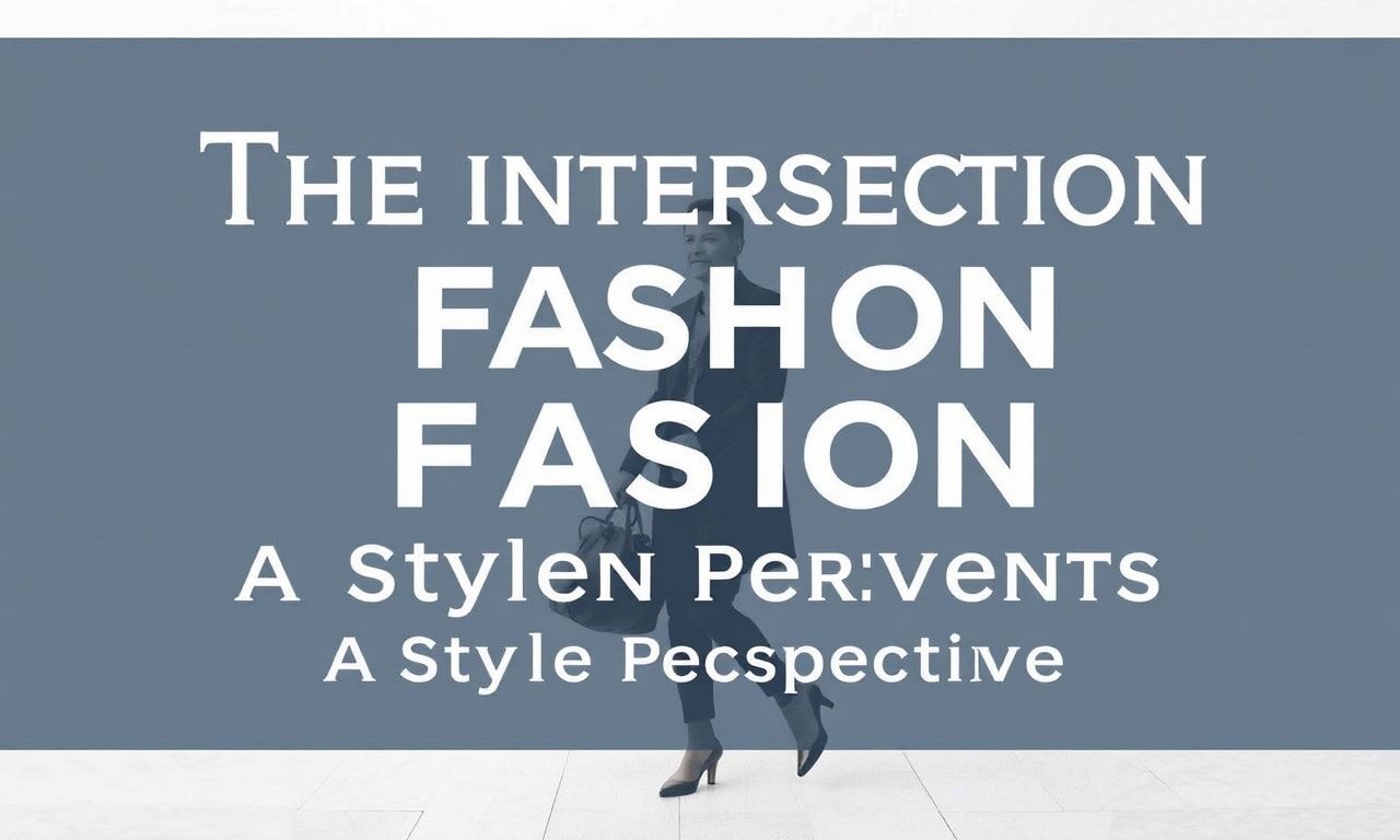The Intersection of Fashion and Current Affairs: A Stylish Perspective