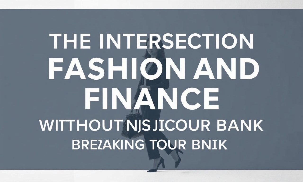 The Intersection of Fashion and Finance: Dressing Well Without Breaking the Bank
