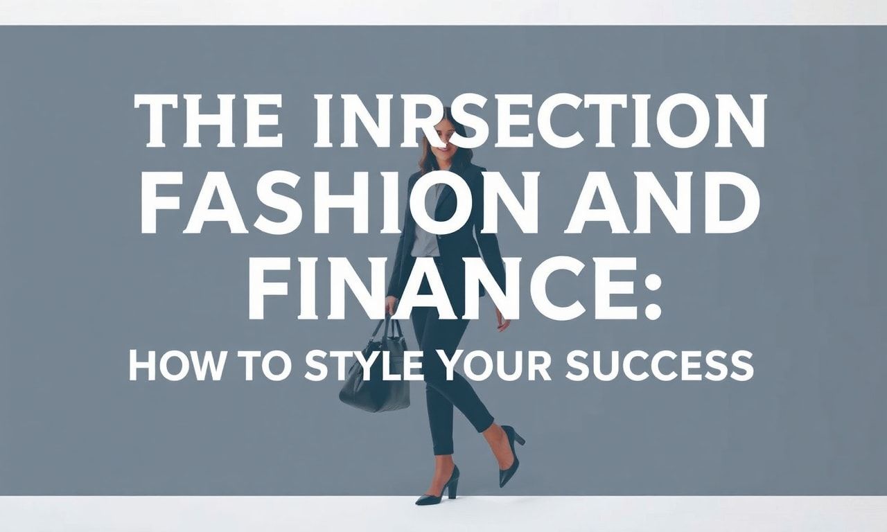 The Intersection of Fashion and Finance: How to Style Your Success