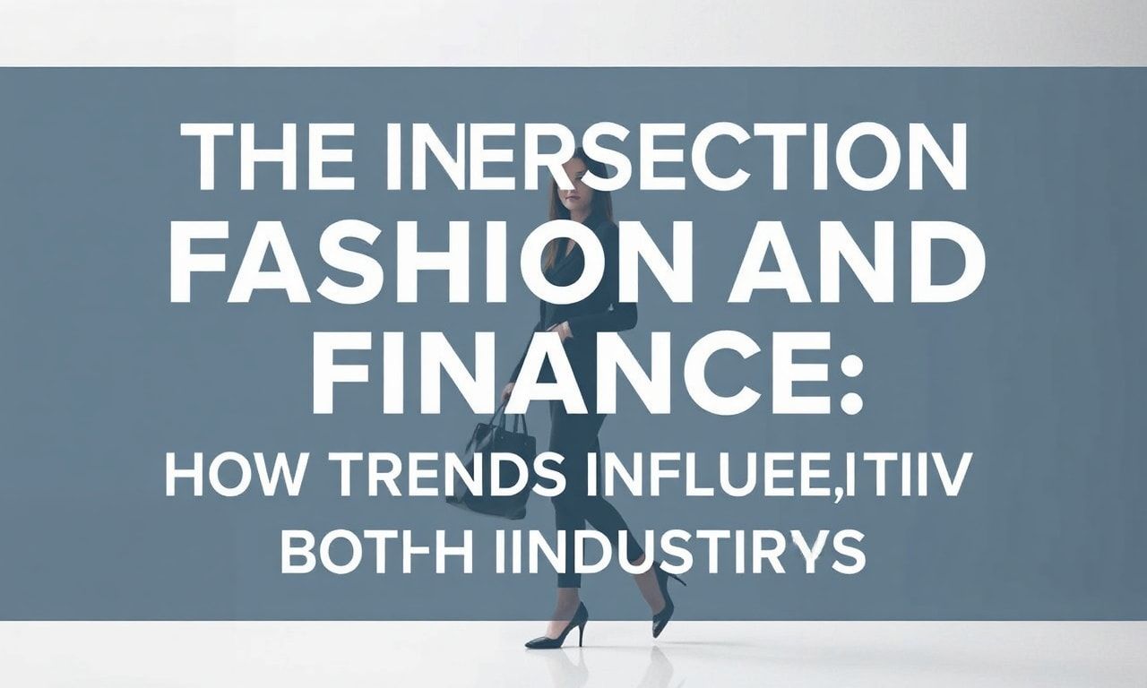 The Intersection of Fashion and Finance: How Trends Influence Both Worlds