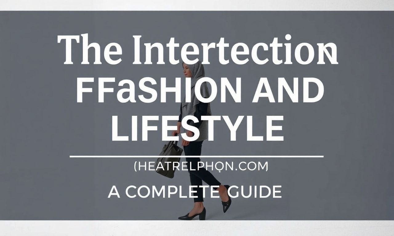 The Intersection of Fashion and Lifestyle: A Comprehensive Guide
