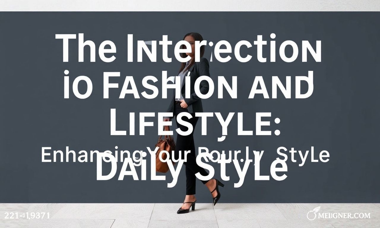 The Intersection of Fashion and Lifestyle: Elevating Your Everyday Style
