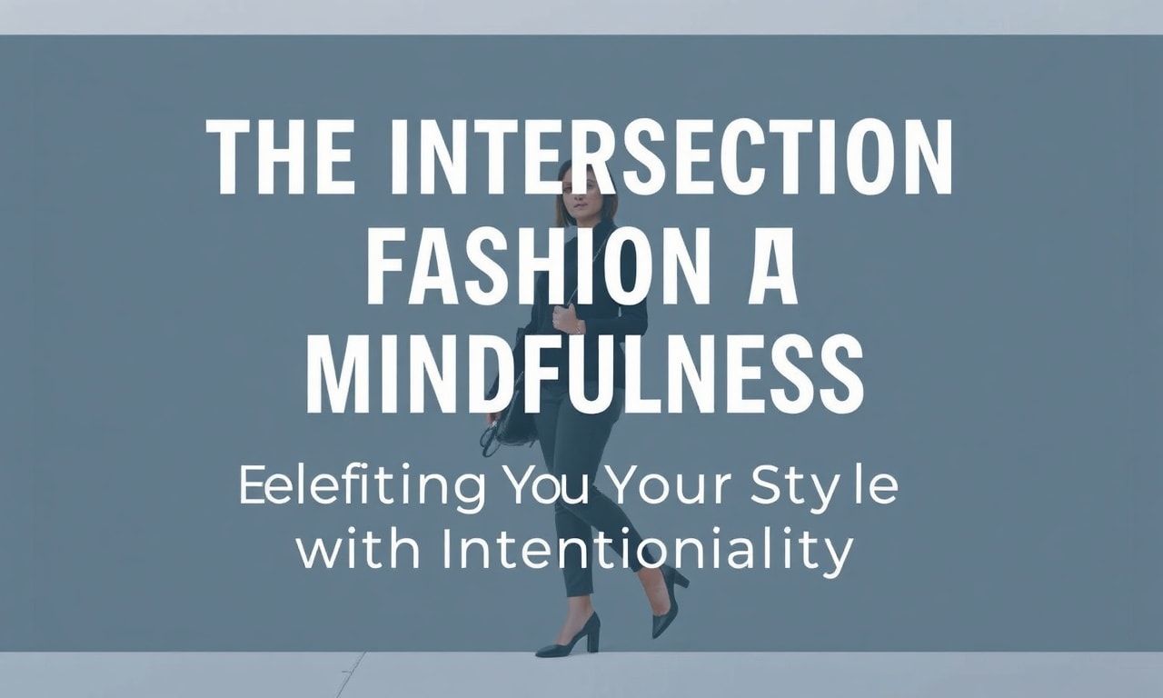 The Intersection of Fashion and Mindfulness: Elevating Your Style with Intentionality