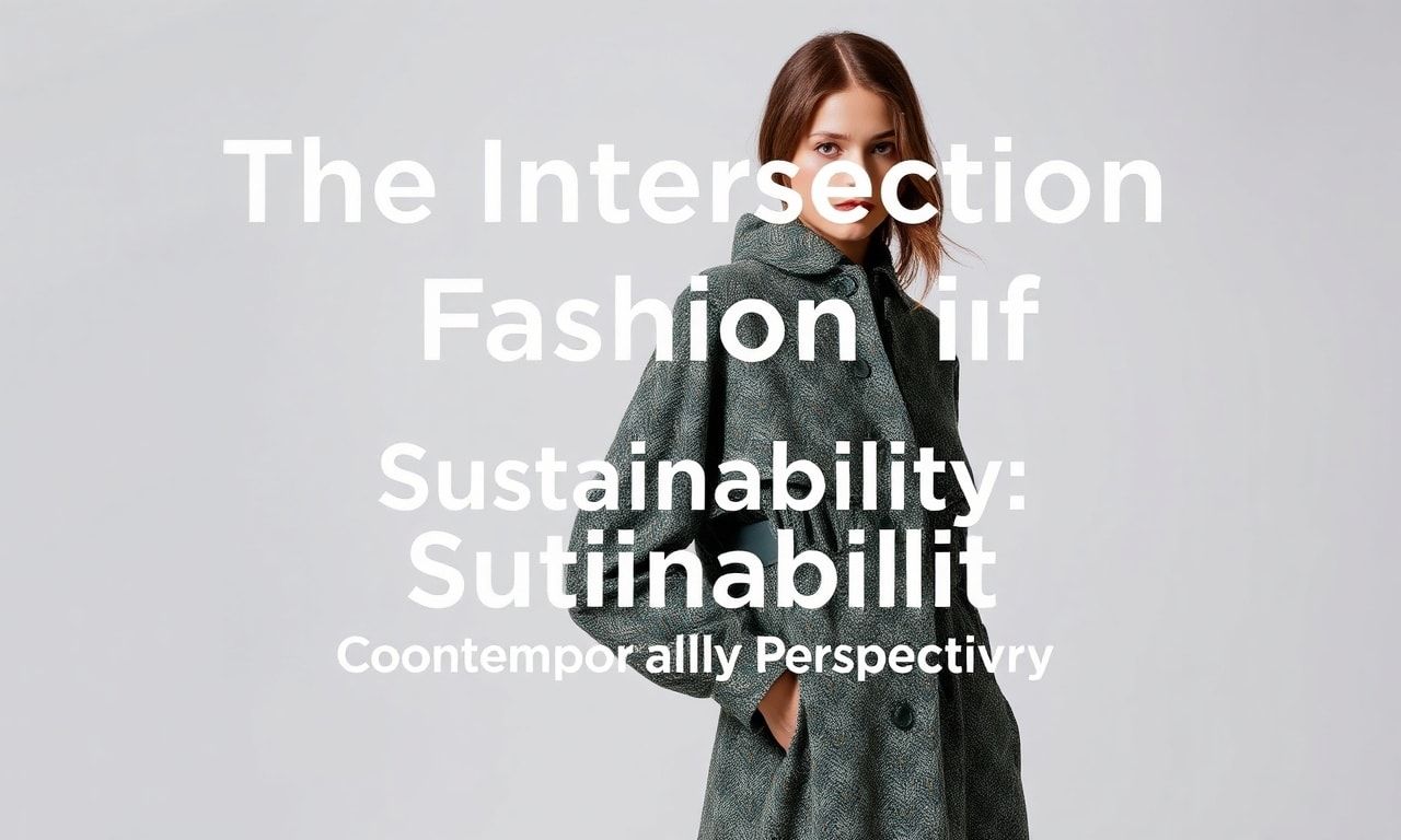 The Intersection of Fashion and Sustainability: A Modern Approach