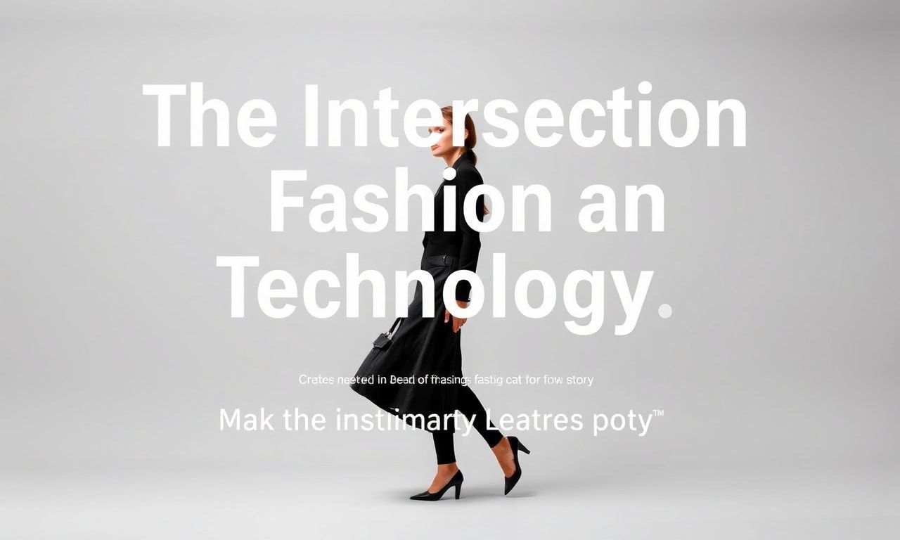 The Intersection of Fashion and Technology: A Modern Love Story