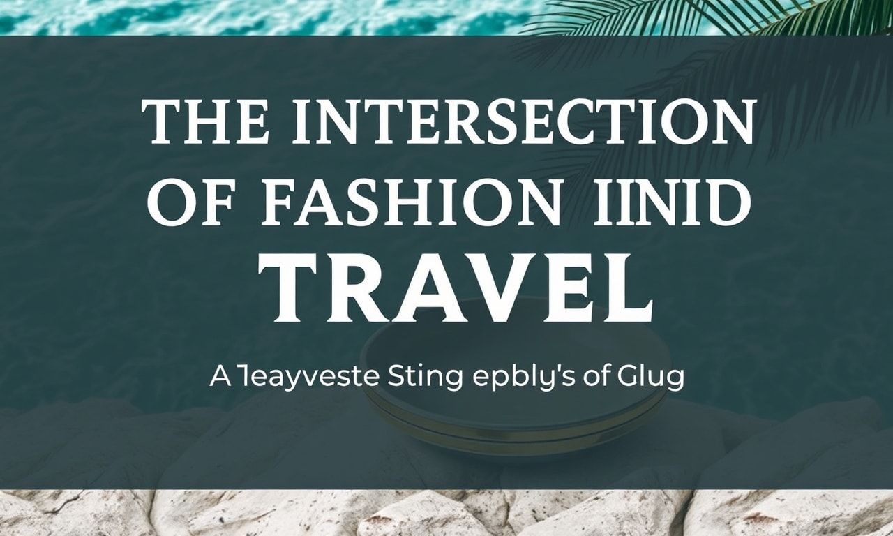 The Intersection of Fashion and Travel: A Jewelry Lover's Guide
