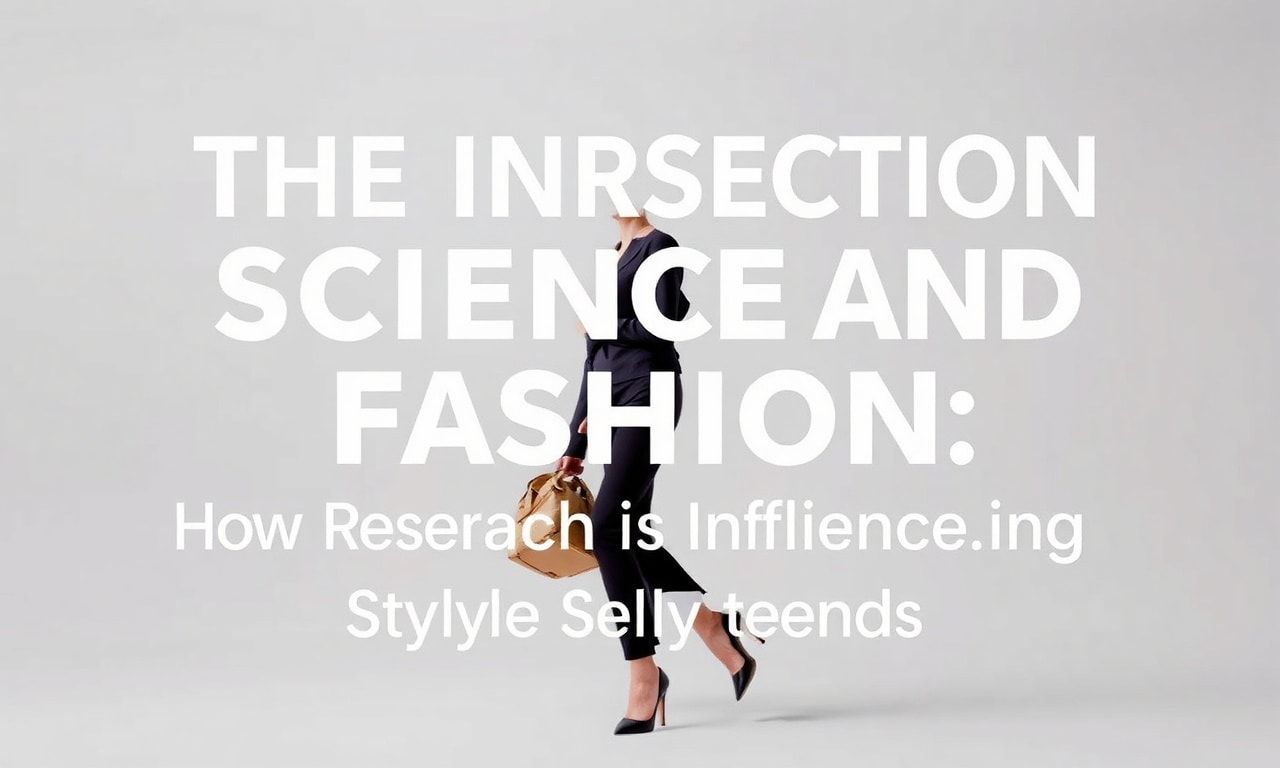 The Intersection of Science and Fashion: How Research is Shaping Style Trends