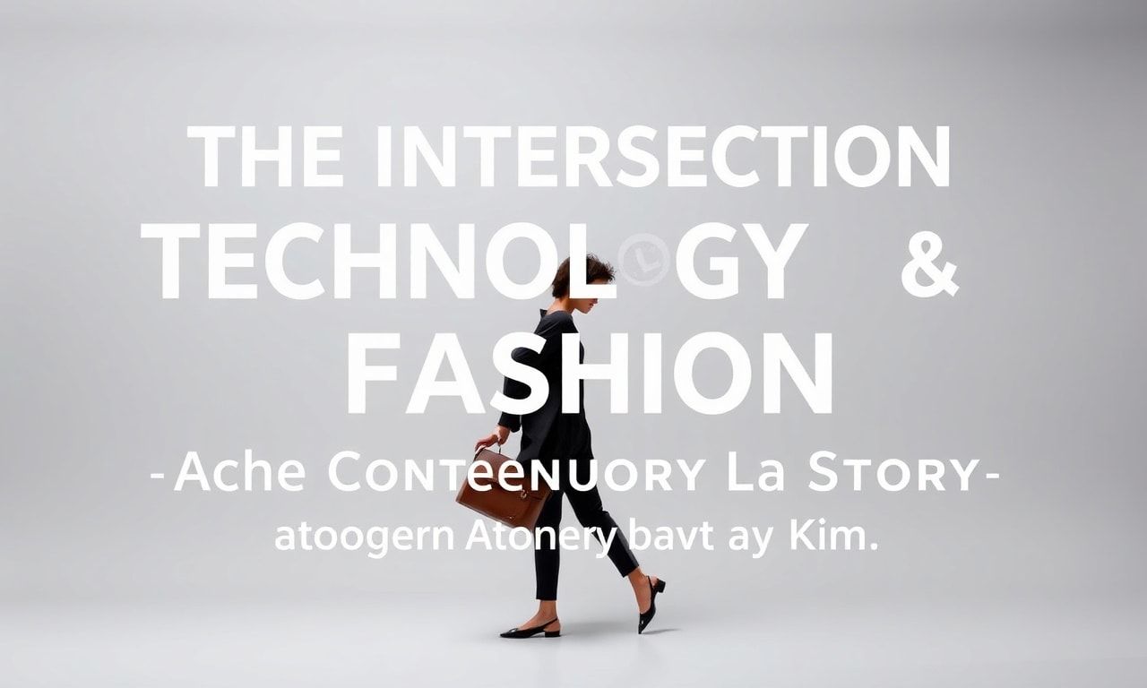 The Intersection of Technology and Fashion: A Modern Love Story