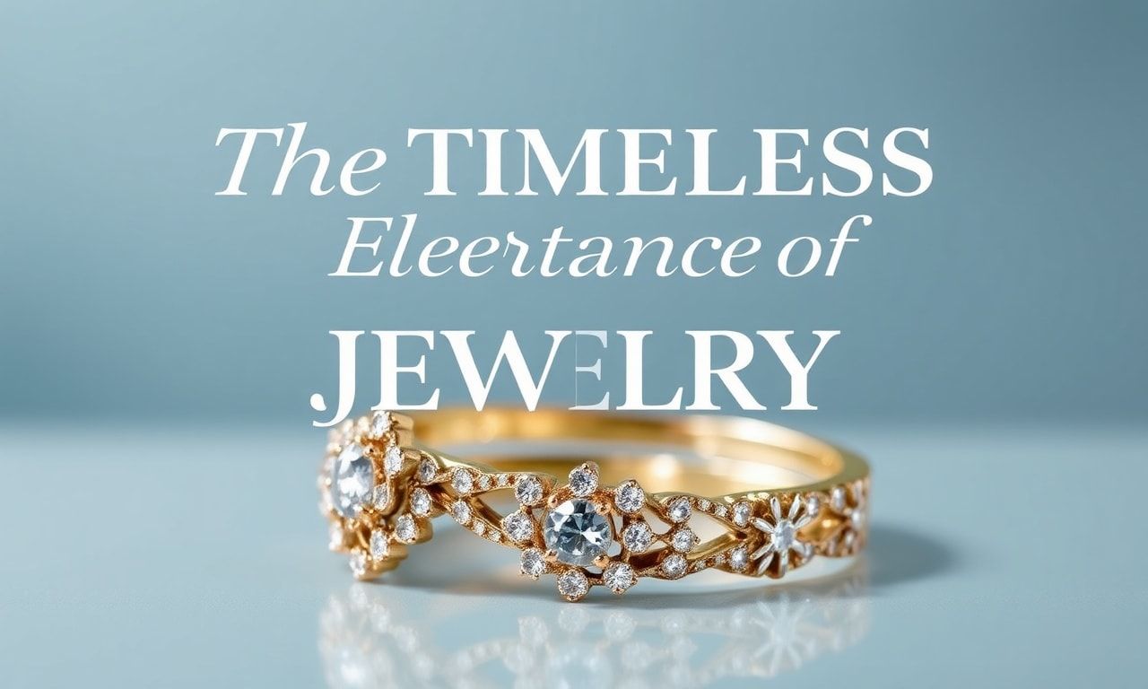 The Timeless Elegance of Jewelry: A Comprehensive Guide to Accessorizing