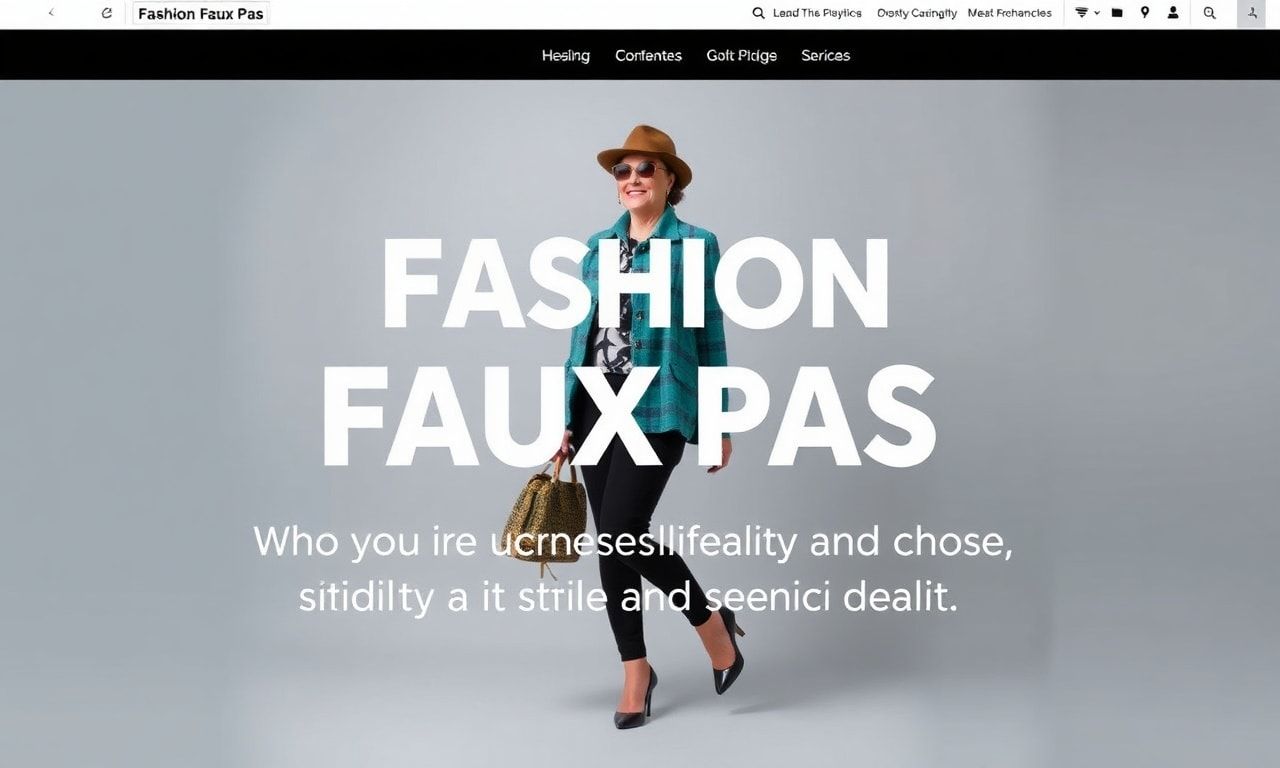 Fashion Faux Pas: My 20-Year Journey Through Style Triumphs and Tragedies