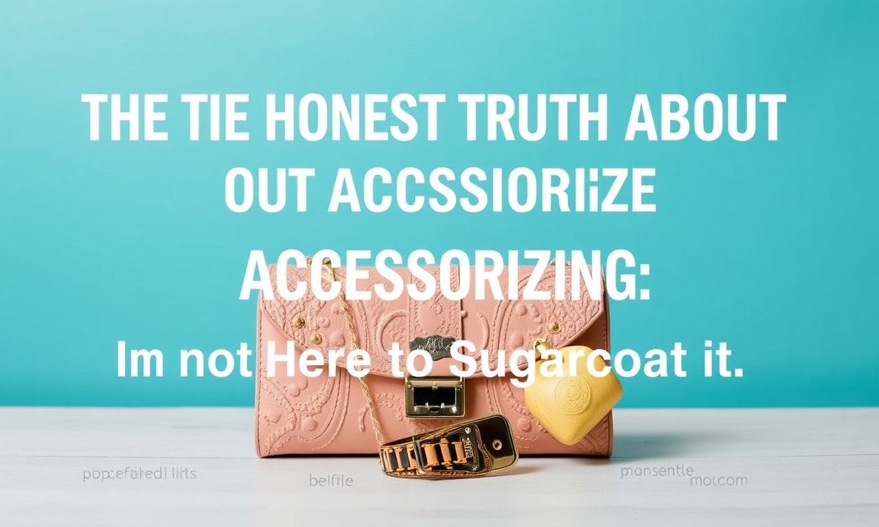 The Honest Truth About Accessorizing: I'm Not Here to Sugarcoat It