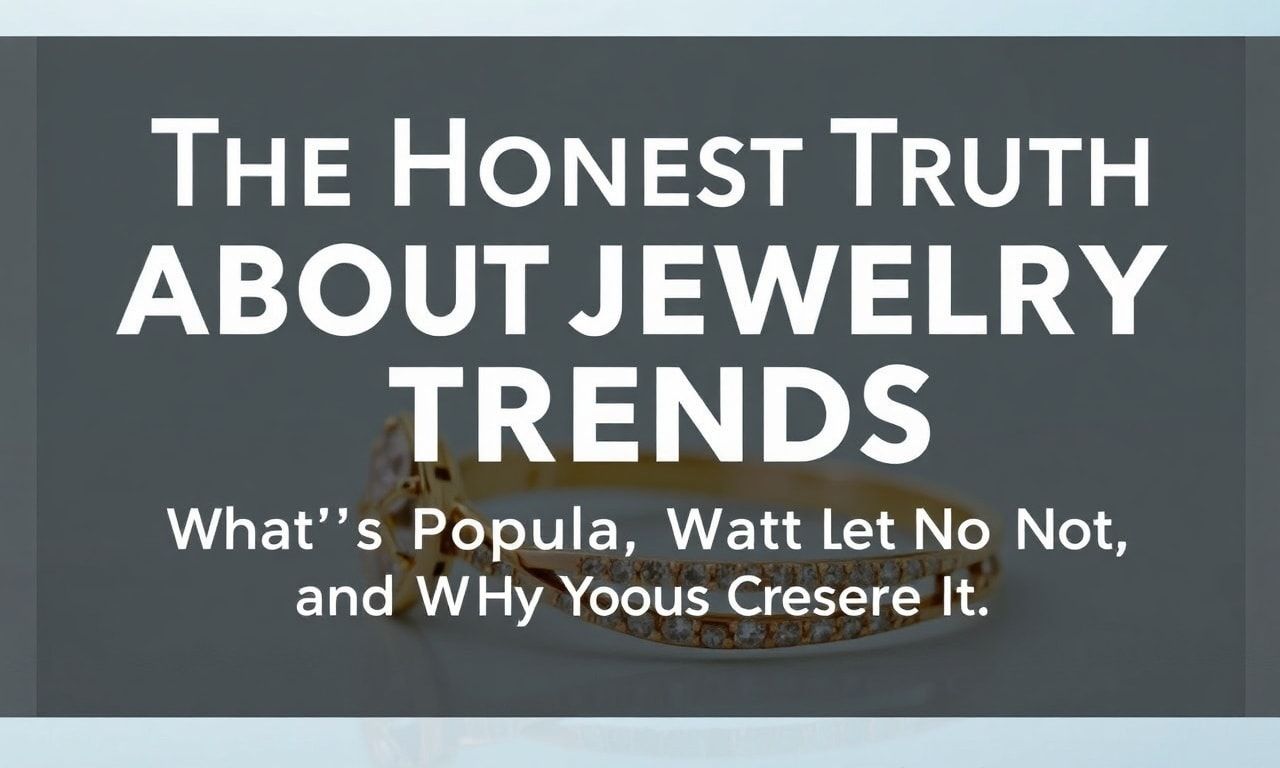 The Honest Truth About Jewelry Trends: What's Hot, What's Not, and Why I'm Over It