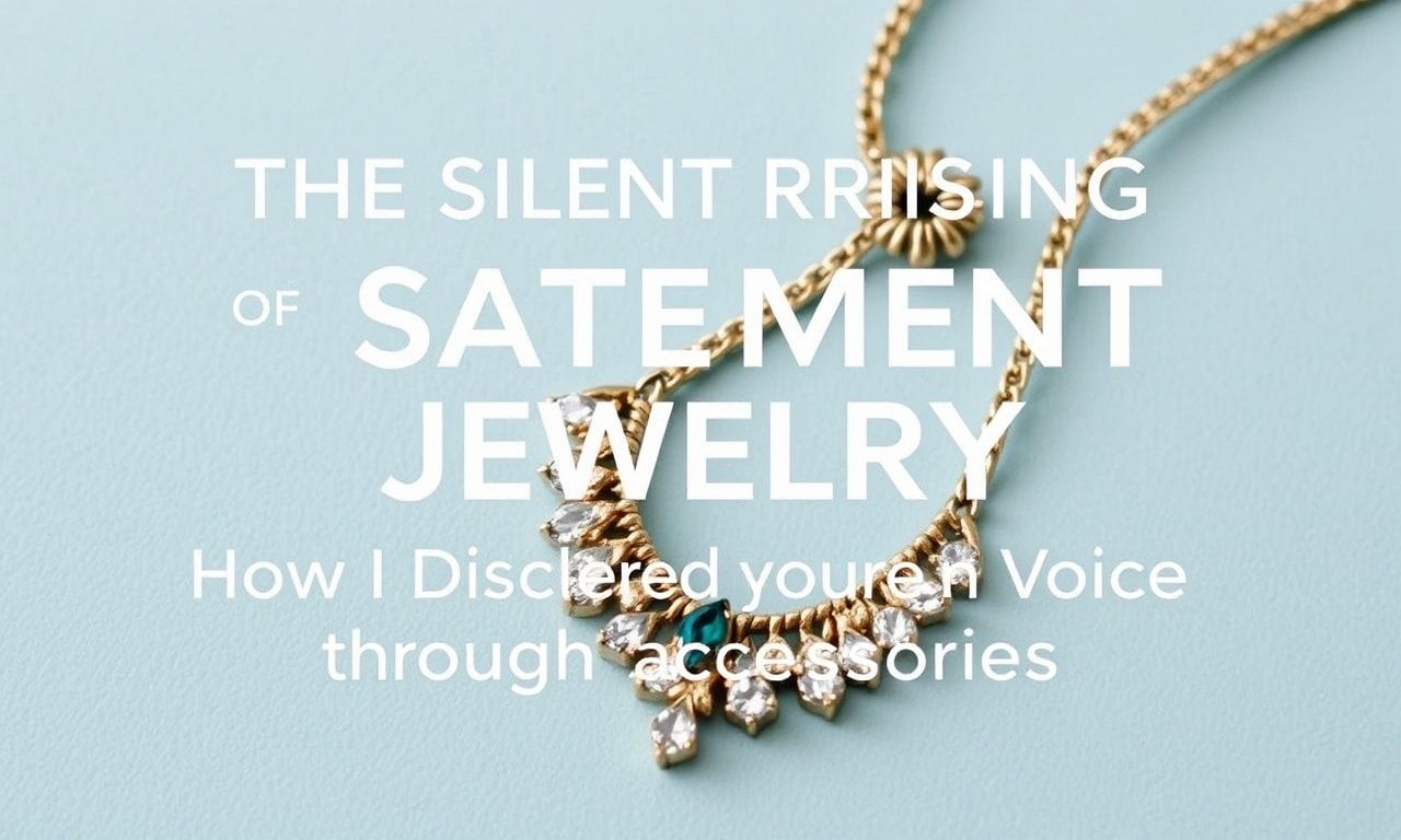 The Quiet Rebellion of Statement Jewelry: How I Found My Voice Through Accessories