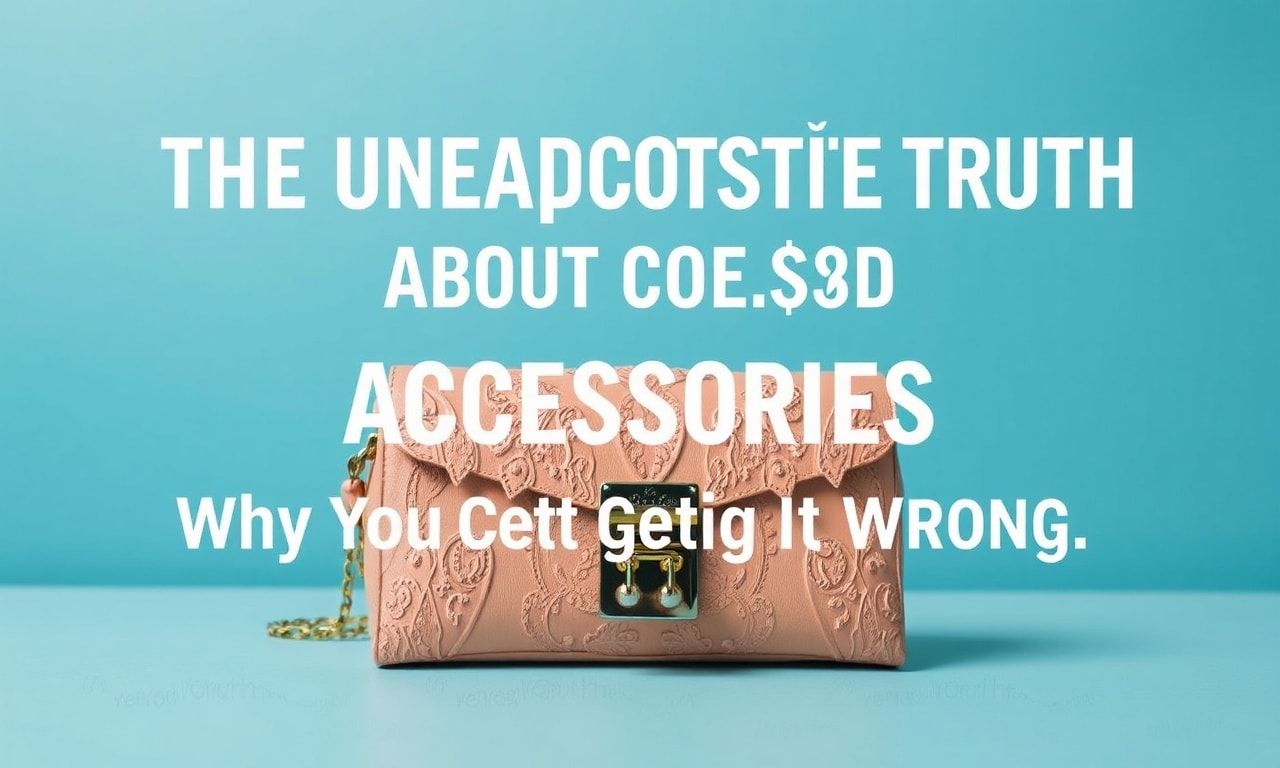 The Unapologetic Truth About Accessories: Why You're Doing It Wrong